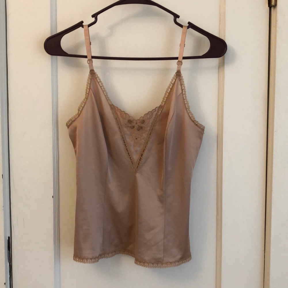 Nude champagne color lingerie top